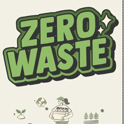 Graphic that reads 'Zero Waste'